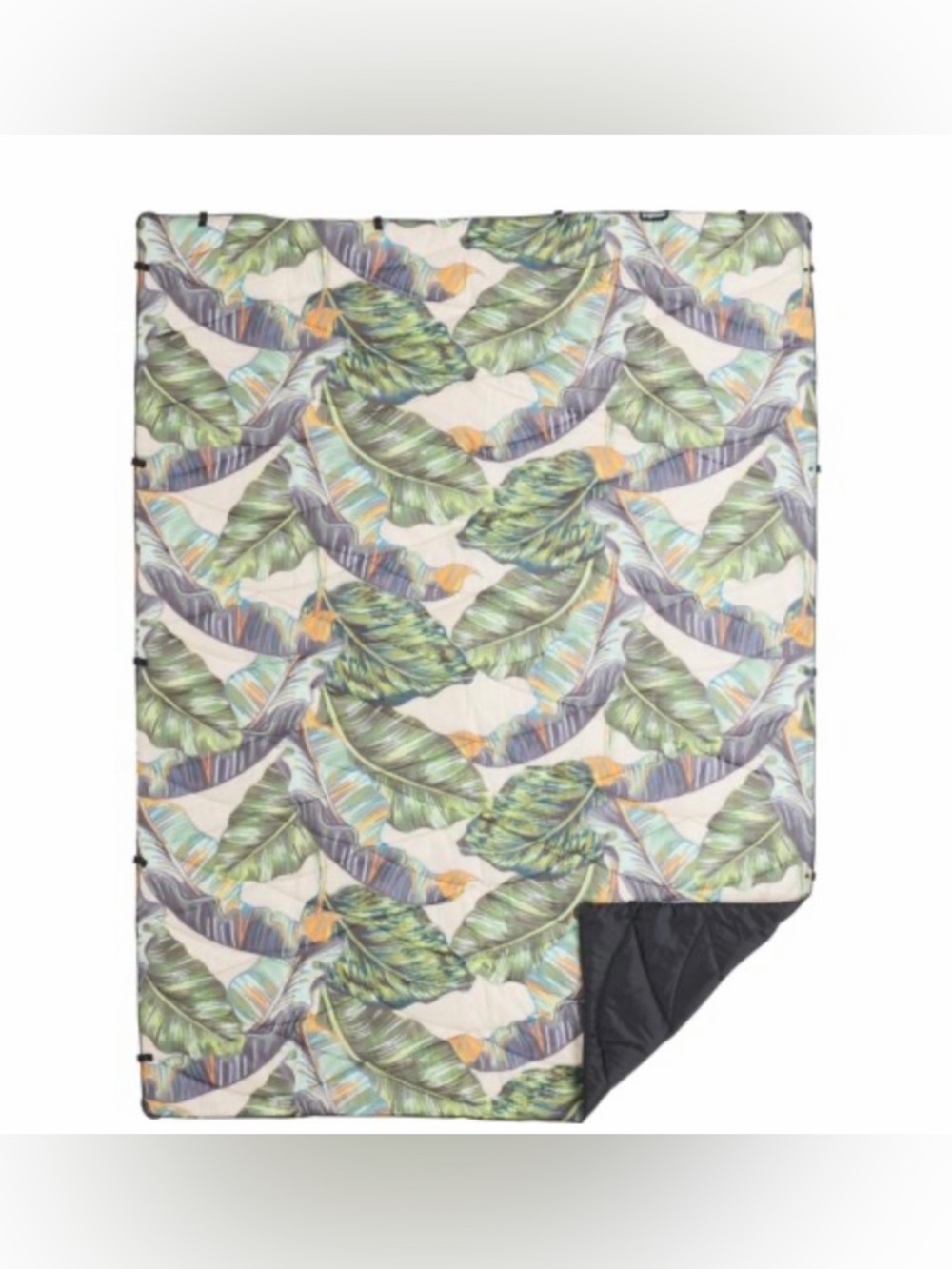 Nomadix Puffer Packable Throw Blanket 55x74” Stuff Sack Green Pattern NWT - Picture 6 of 7